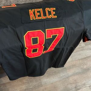 Travis Kelce Super Bowl Black Nike Jersey with Tags XL